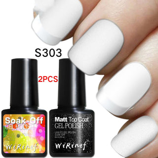  Frosted Seal Nail Gel Polish cashymart