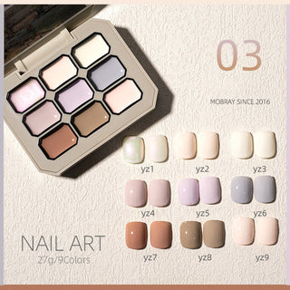  New Solid Nail Polish Set Jiugongge cashymart