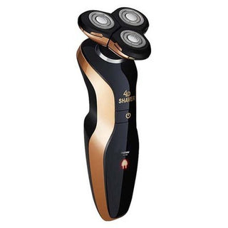  Gold & Blue Three-Blade Electric Shaver cashymart