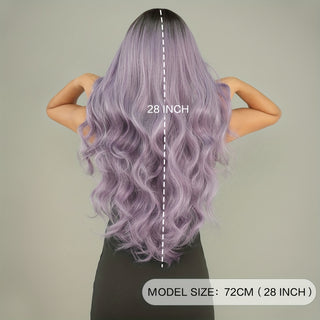  Ombre Purple Party Wig cashymart