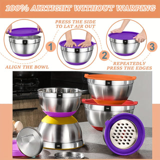  Stainless Steel Mixing Bowls Set cashymart