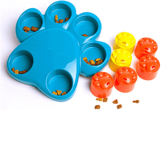  Chew-Resistant Dog Puzzle Food Tray cashymart