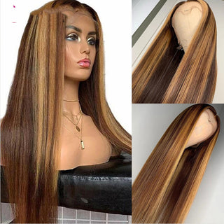  Medium Straight Gradient Colored Wig cashymart