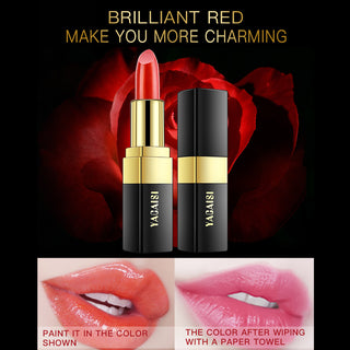  Moisturizing Gradient Red Rose Lipstick cashymart