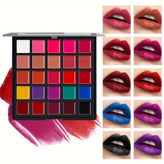  Luxe 25-Color Lipstick Palette cashymart