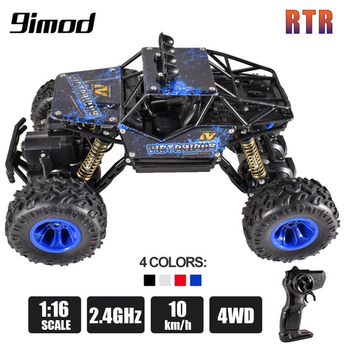  4WD RC Off-Road Truck with LED Lights & 2.4G Remote Control cashymart