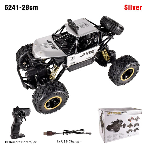  4WD RC Off-Road Truck with LED Lights & 2.4G Remote Control cashymart