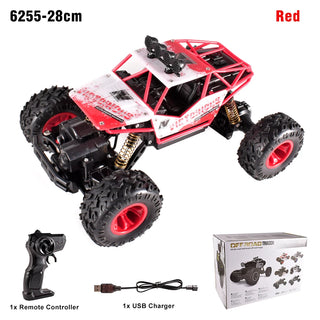  4WD RC Off-Road Truck with LED Lights & 2.4G Remote Control cashymart