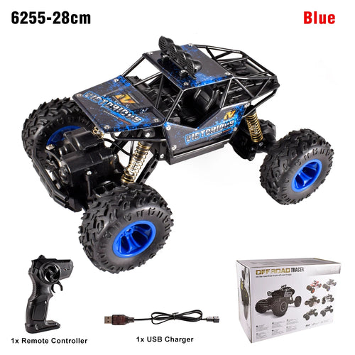  4WD RC Off-Road Truck with LED Lights & 2.4G Remote Control cashymart