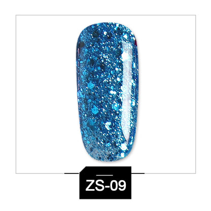  Glitter Phototherapy Nail Polish cashymart