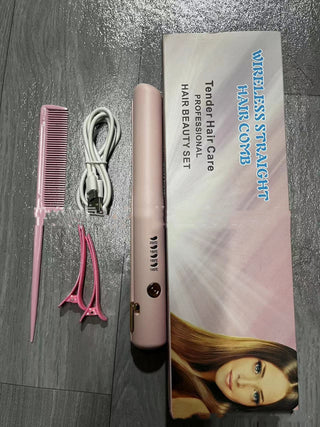  Mini Wireless Hair Straightener & Curler cashymart