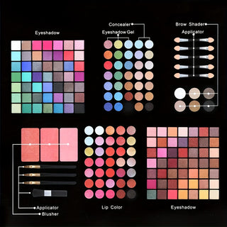  VERONNI 177-Color All-in-One Makeup Kit cashymart