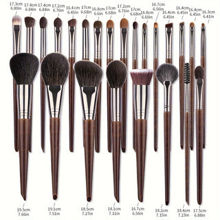  24-Piece Goat Hair Makeup Brush Set cashymart