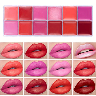  12-Color Lipstick Palette cashymart