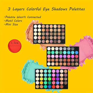  120-Color Eye Shadow & Brush Set cashymart