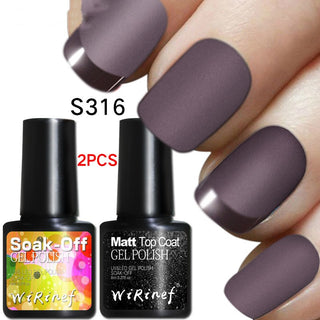  Frosted Seal Nail Gel Polish cashymart