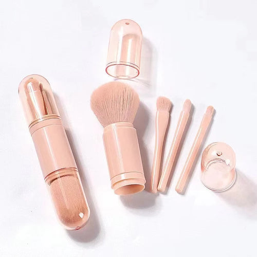 4in1 Travel Makeup Brushes Set Portable cashymart