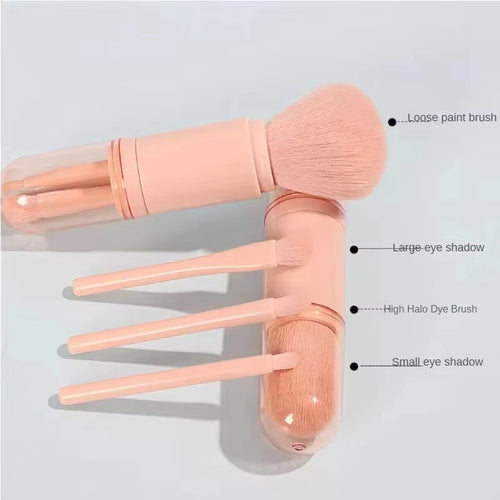  4in1 Travel Makeup Brushes Set Portable cashymart