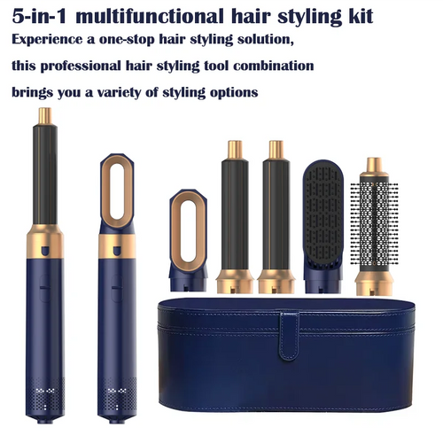  5 In 1 Hair Dryer Hot Air Comb cashymart