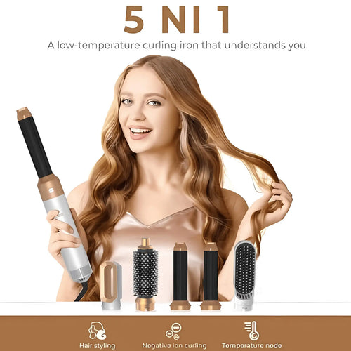  5 In 1 Hair Dryer Hot Air Comb cashymart