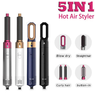  5 In 1 Hair Dryer Hot Air Comb cashymart