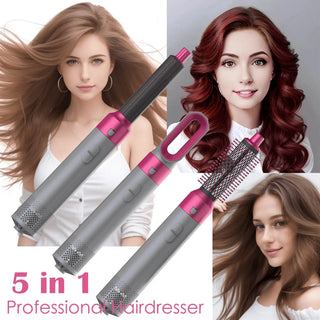  5 In 1 Hair Dryer Hot Air Comb cashymart