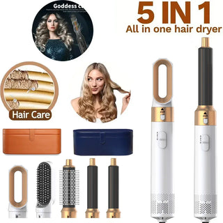  5 In 1 Hair Dryer Hot Air Comb cashymart