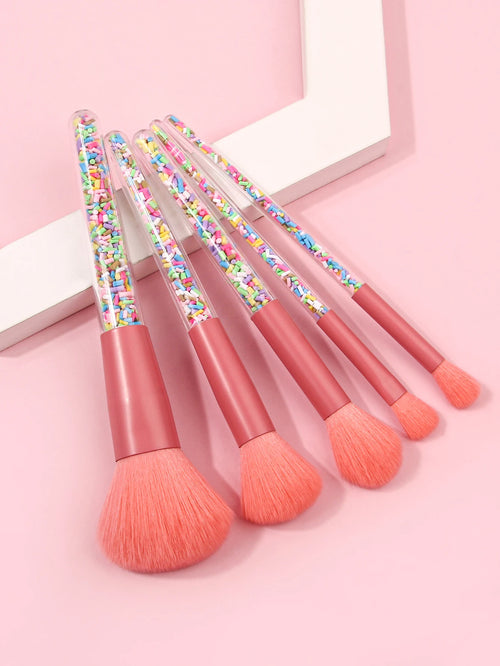  5 Pcs High Quality Cosmetic Brush Set cashymart