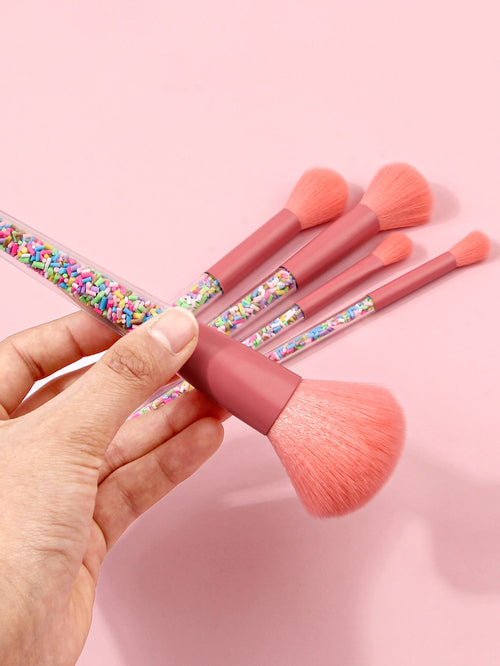  5 Pcs High Quality Cosmetic Brush Set cashymart