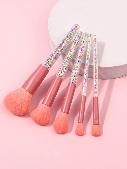  5 Pcs High Quality Cosmetic Brush Set cashymart