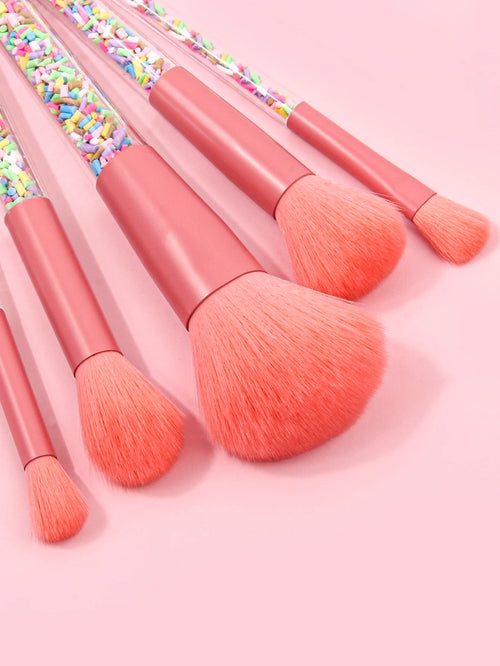  5 Pcs High Quality Cosmetic Brush Set cashymart