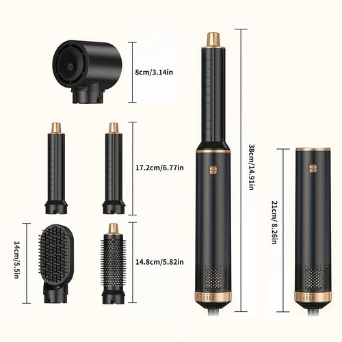  5 in 1 Electric Hair Dryer Comb cashymart