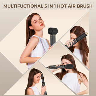  5 in 1 Electric Hair Dryer Comb cashymart