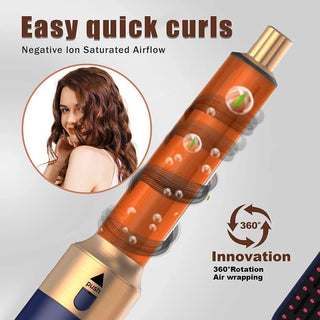  5 in 1 Hair Dryer Hot Comb Set cashymart