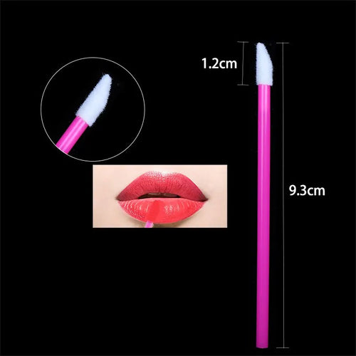  50 Pcs Disposable Lip Brush Set for Makeup cashymart