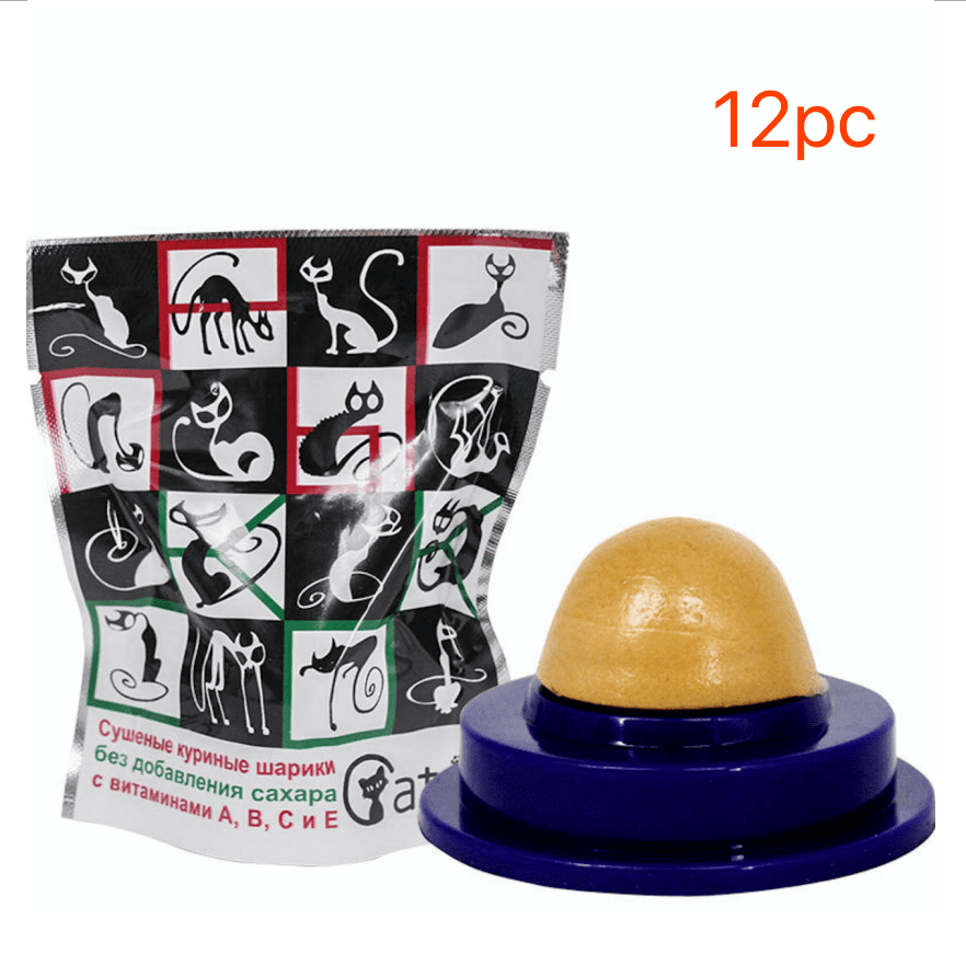  Cats' Favorite Catnip Energy Ball Lick Toy for a Thrilling Feline Experience cashymart
