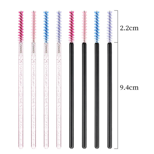  50Pcs Disposable Eyelash Brushes Set cashymart