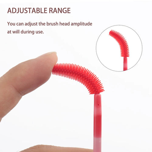  50Pcs Disposable Silicone Eyelash Brushes cashymart
