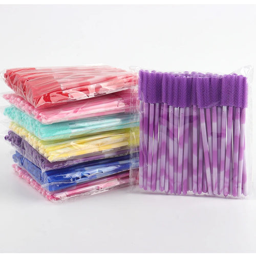  50Pcs Disposable Silicone Eyelash Brushes cashymart