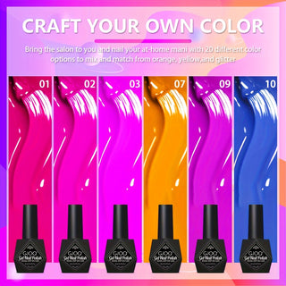  24-Piece Gel Nail Polish Set cashymart