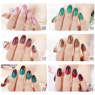  Seasonal Temperature Changing Gel Nail Polish cashymart