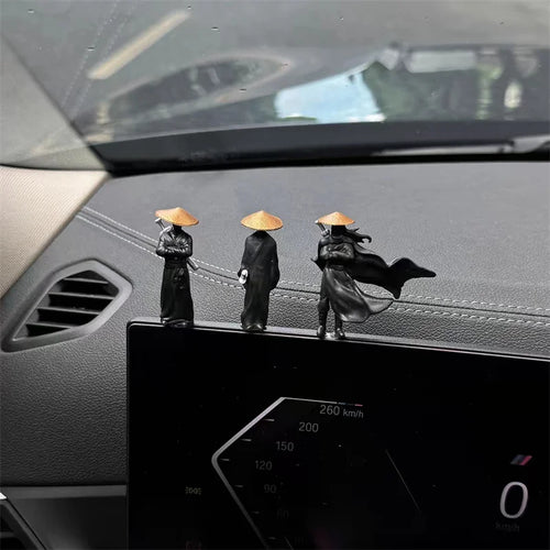  50mm Resin Mini Samurai Ninja Figure cashymart