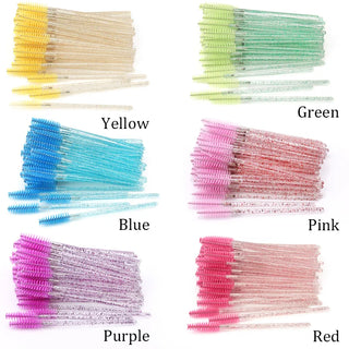  50pcs Eyebrow Mascara Wand Applicator Set cashymart