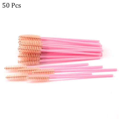  50pcs Eyebrow Mascara Wand Applicator Set cashymart