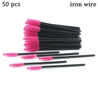  50pcs Eyebrow Mascara Wand Applicator Set cashymart