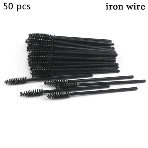  50pcs Eyebrow Mascara Wand Applicator Set cashymart