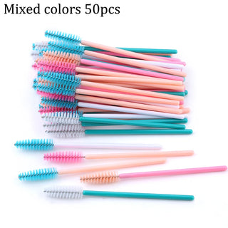  50pcs Eyebrow Mascara Wand Applicator Set cashymart