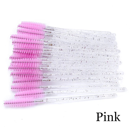  50pcs Eyebrow Mascara Wand Applicator Set cashymart