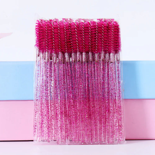  50pcs Eyelash Brush Makeup Tools Set cashymart