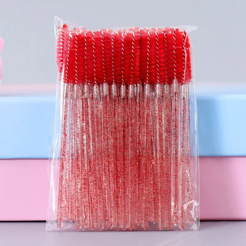  50pcs Eyelash Brush Makeup Tools Set cashymart